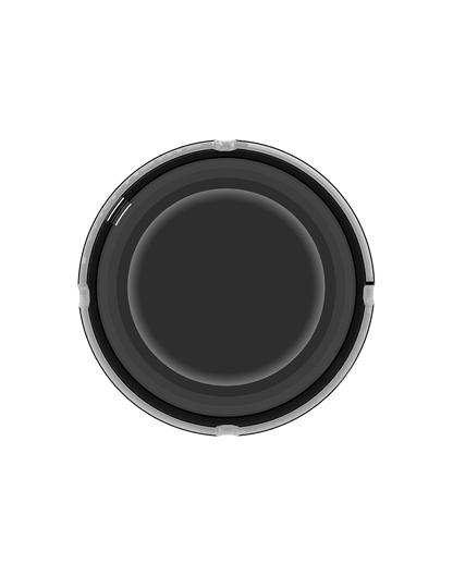 stash-pro Frosted Glass AshTray - Black