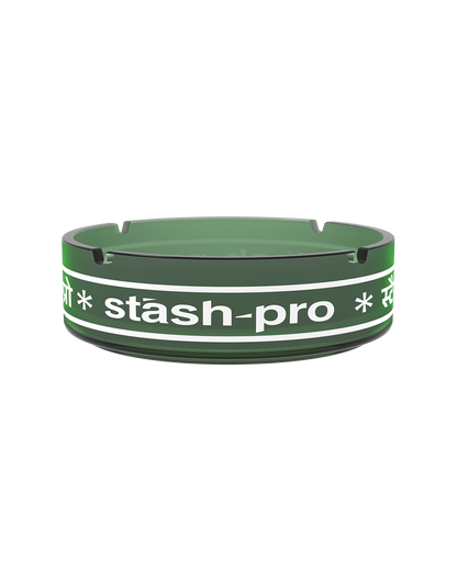stash-pro Frosted Glass AshTray - Green
