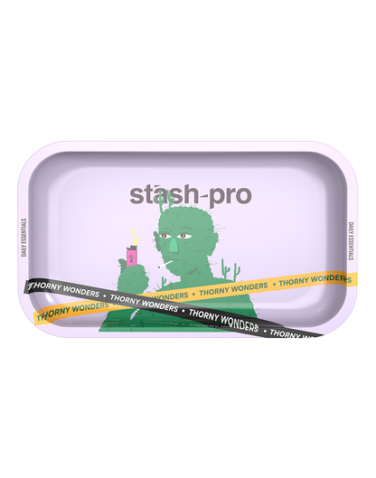 stash-pro Medium Rolling Tray Thorny Wonders