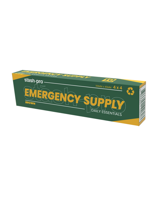 stash-pro Emergency Supply Brown(Pack of 10)