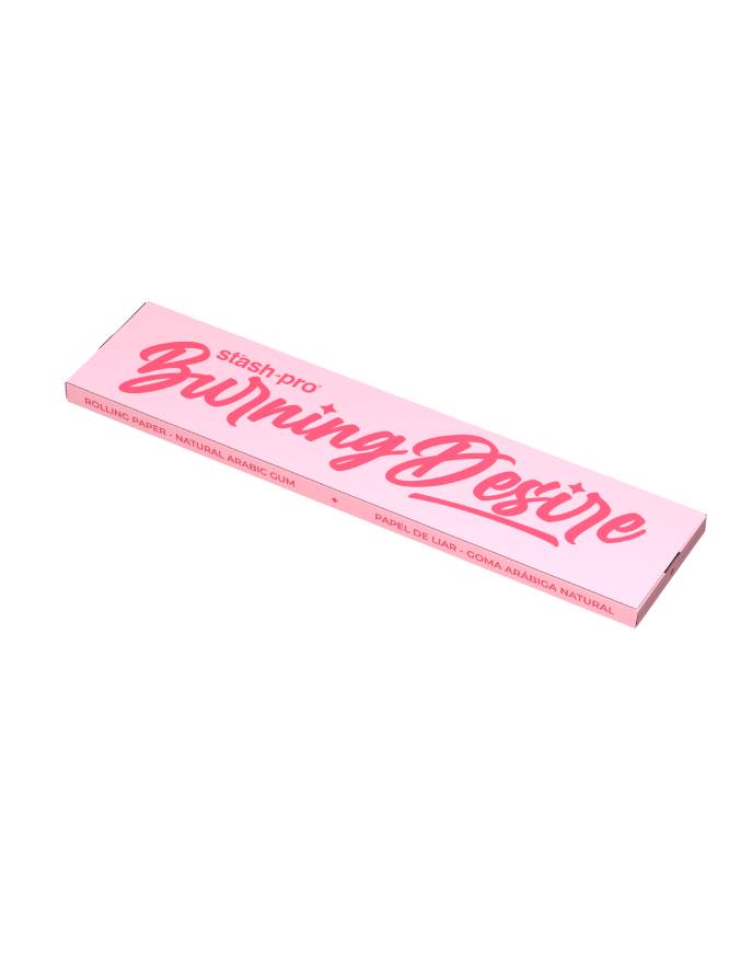 pink cigarette papers OHIS Rolling Paper Booklet - King Size with Filters Blazy Susan Pink Rolling Papers