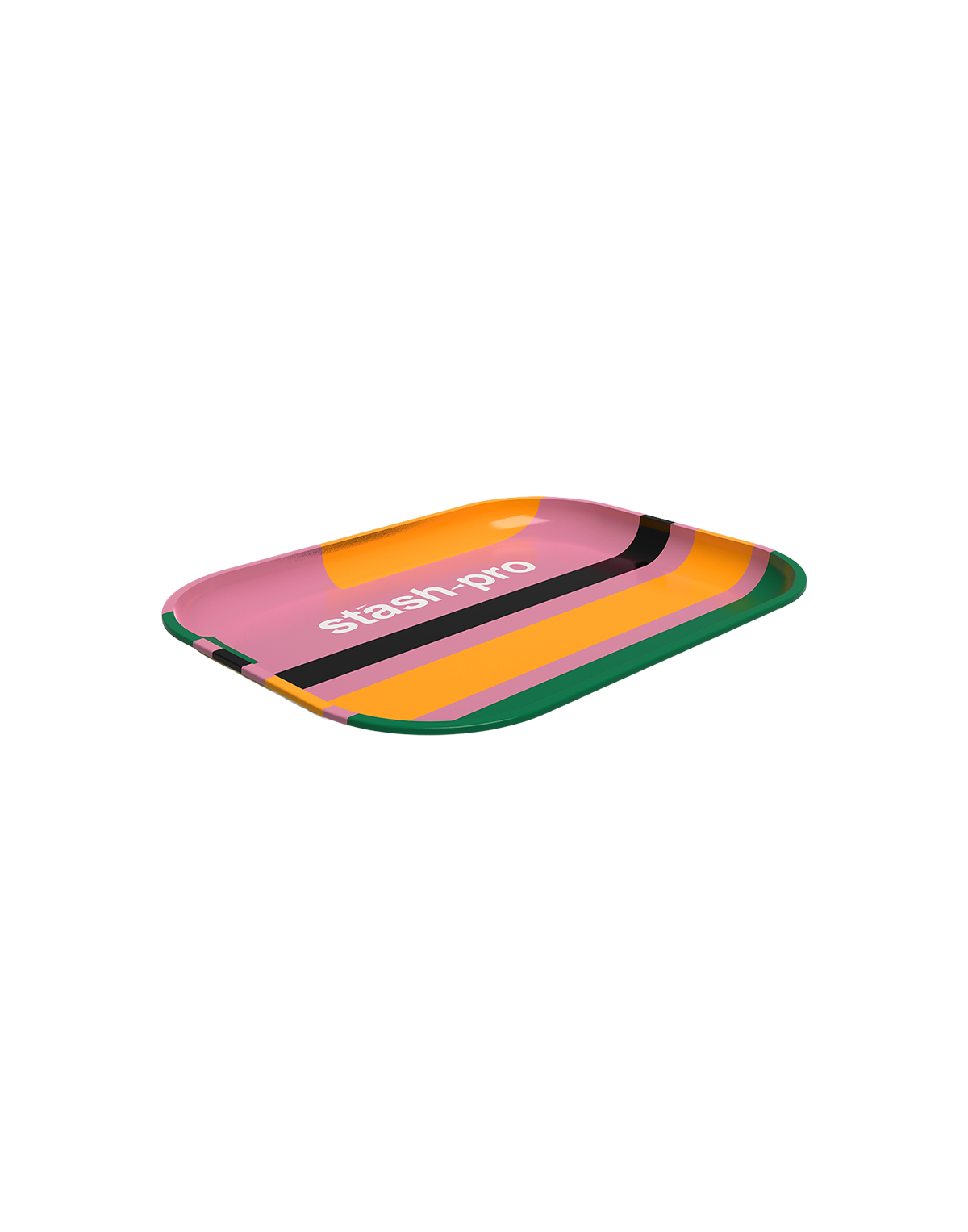stash-pro Small Rolling Tray - Pink-Black