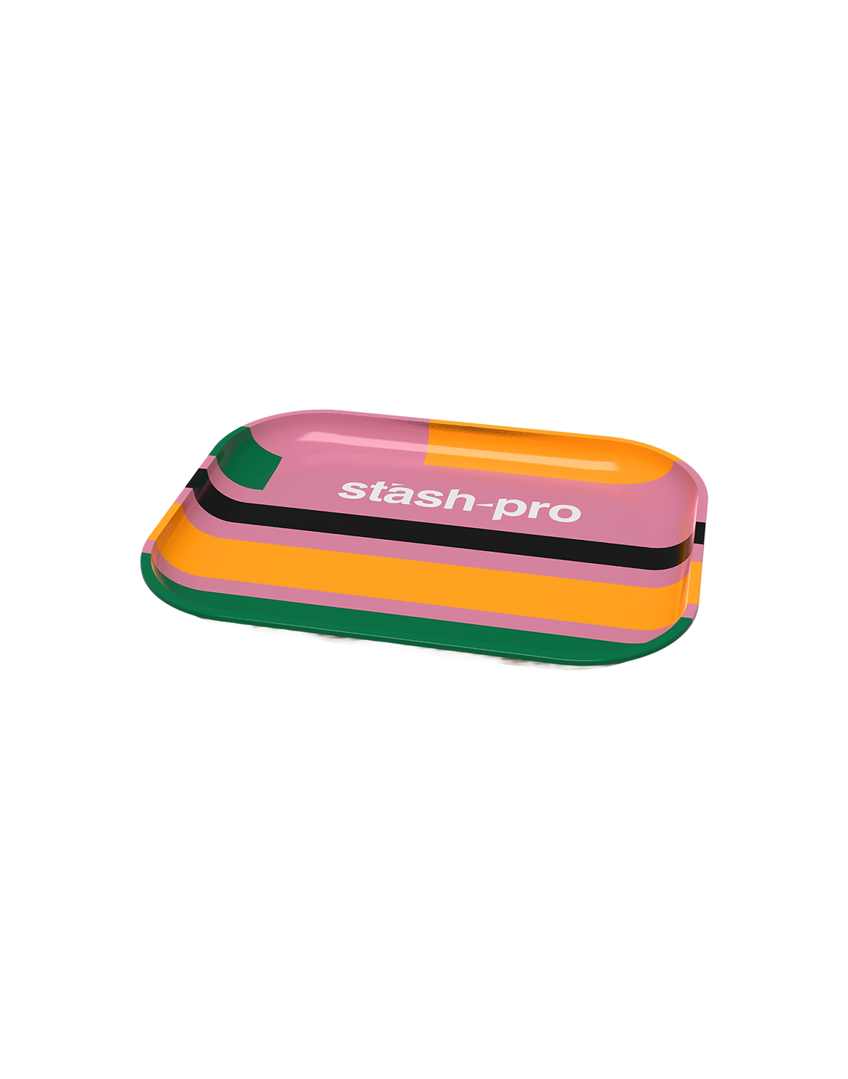 stash-pro Small Rolling Tray - Pink-Black