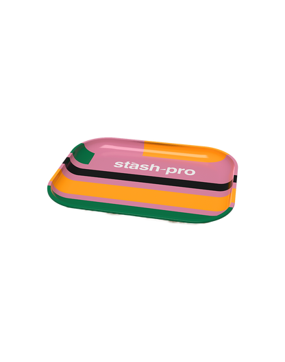 stash-pro Small Rolling Tray - Pink-Black