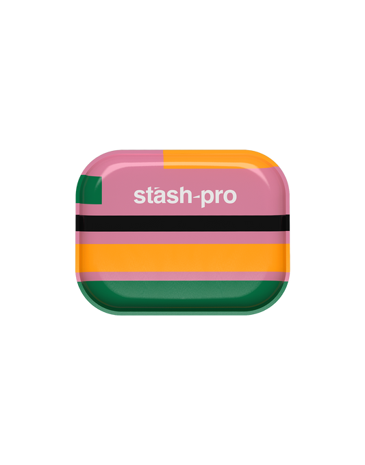 stash-pro Small Rolling Tray - Pink-Black