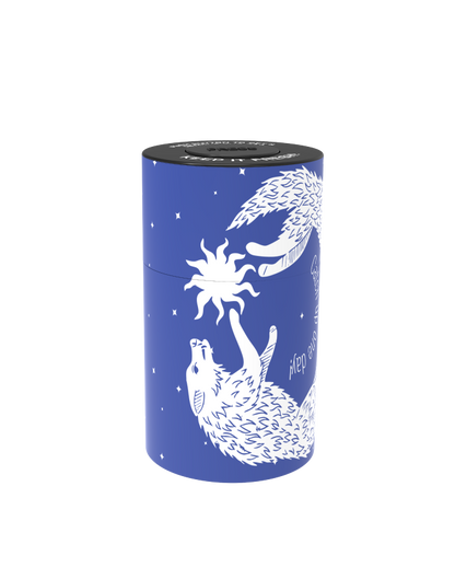 stash-pro Airtight Smell-Proof Storage Jar Blue Wolf