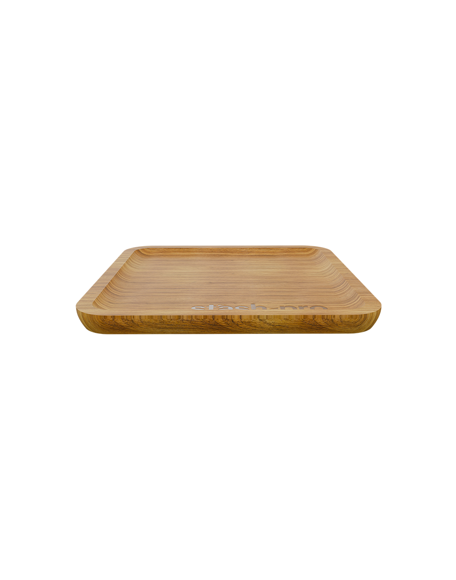 stash-pro Wooden Rolling Tray