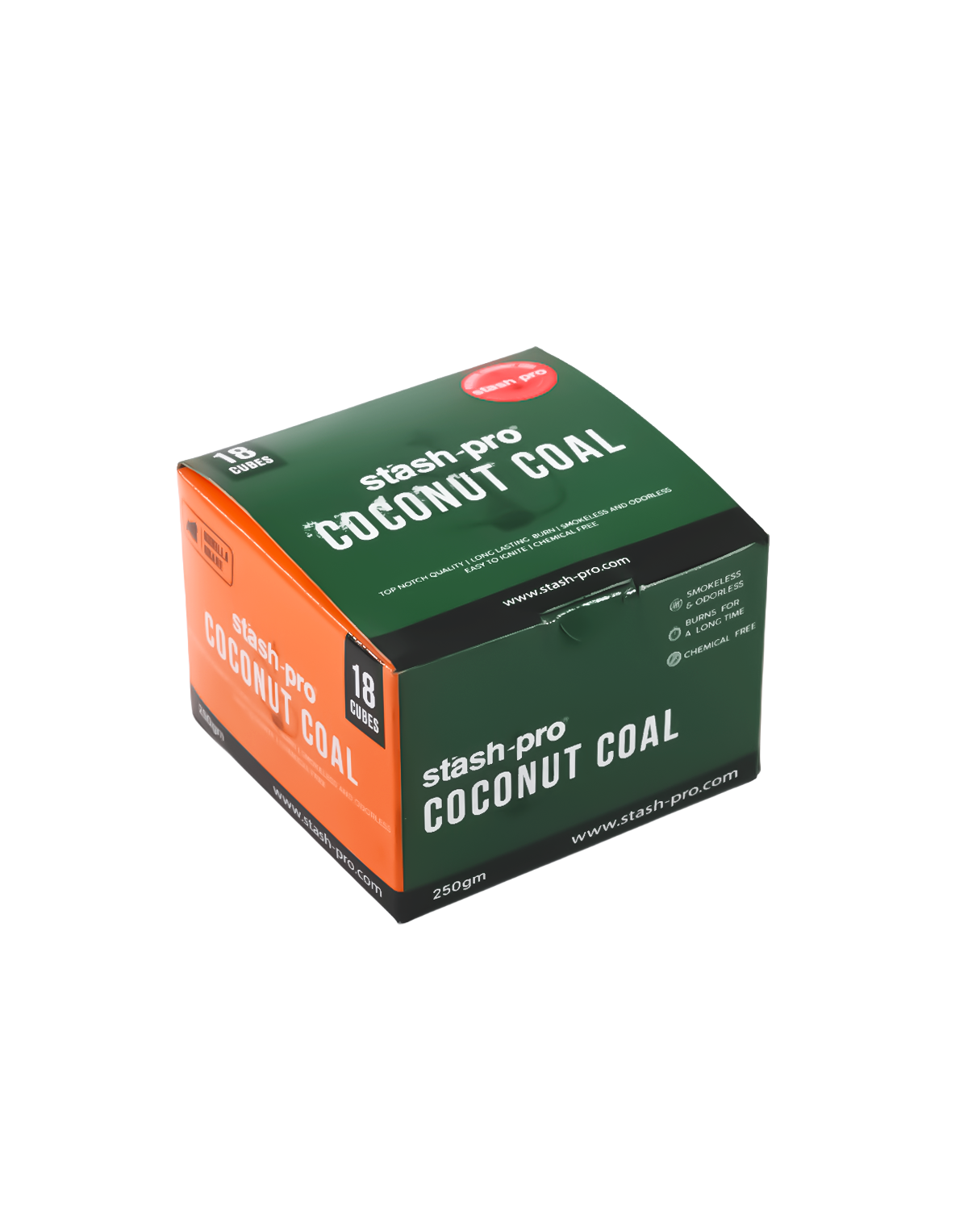 stash-pro Coconut Coal 18 Cubes