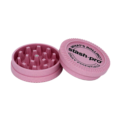 stash-pro Biodegradable Grinder – Pink