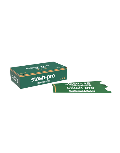 stash-pro Emergency Supply - Brown 3x3 (Full Box)