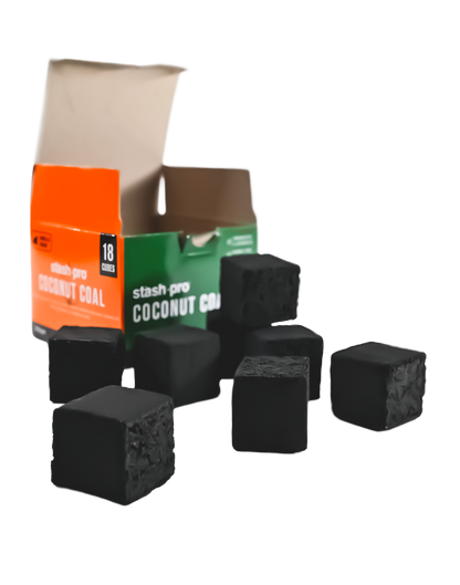 stash-pro Coconut Coal 18 Cubes