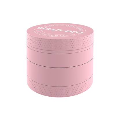 stash-pro Pink Glow in the Dark Herb Grinder – Large | 4-Piece
