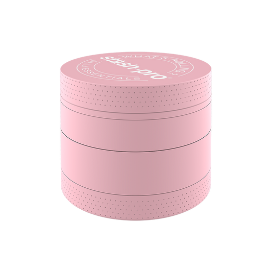 stash-pro Pink Glow in the Dark Herb Grinder – Large | 4-Piece