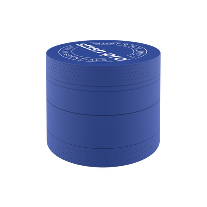 stash-pro Blue Glow in the Dark Herb Grinder – Large | 4-Piece