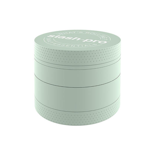 stash-pro Light Green Glow in the Dark Herb Grinder – Large | 4-Piece