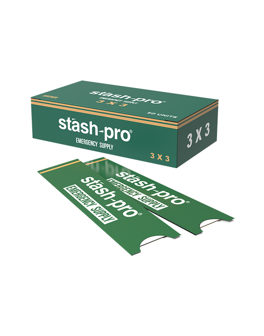 stash-pro Emergency Supply - Brown 3x3 (Full Box)