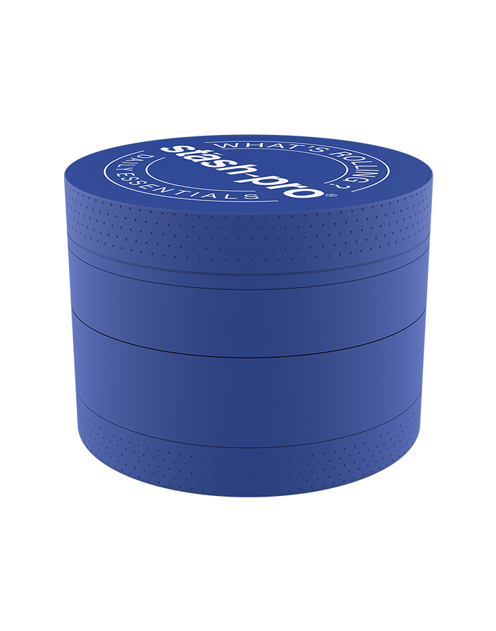 Blue Glow in the Dark Herb Grinder – Large | 4-Piece