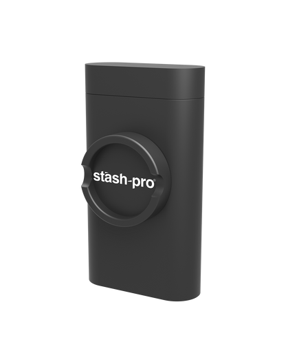 stash-pro Portable Herb Grinder + Storage Jar – All-in-One Travel Essential