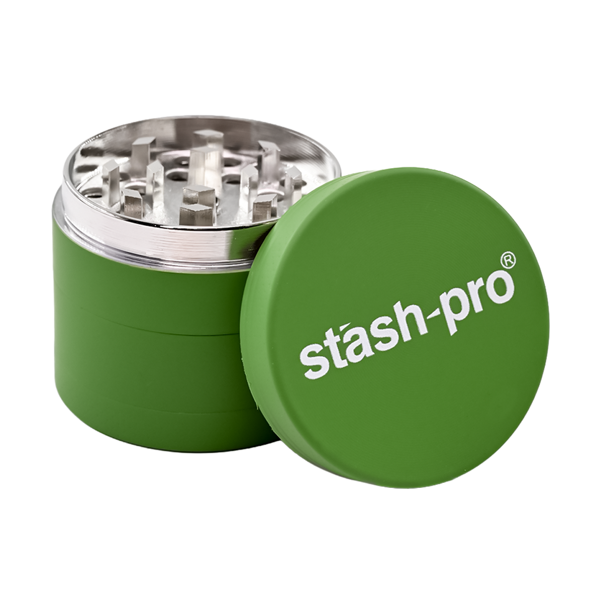 stash-pro Large Neon Grinders - Dark Green