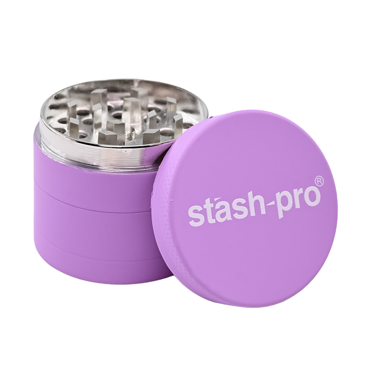 stash-pro Large Neon Grinders - light Purple