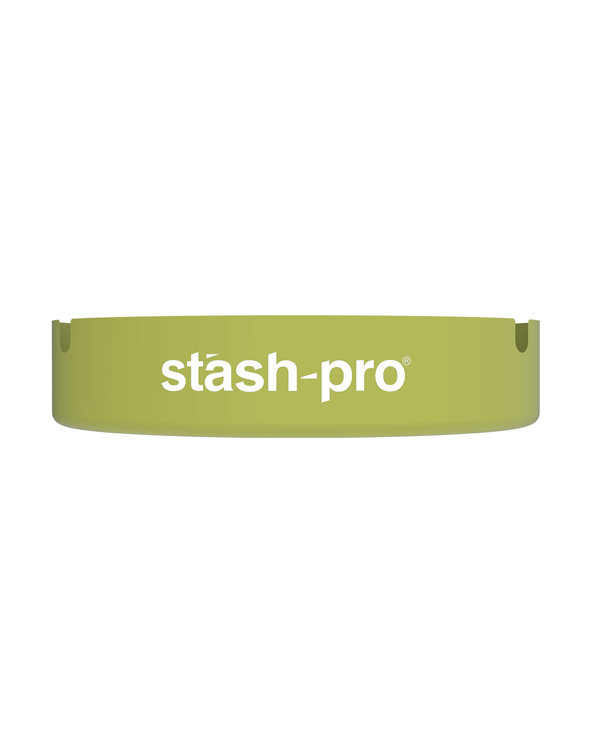 stash-pro metal ashtray Olivine color side view