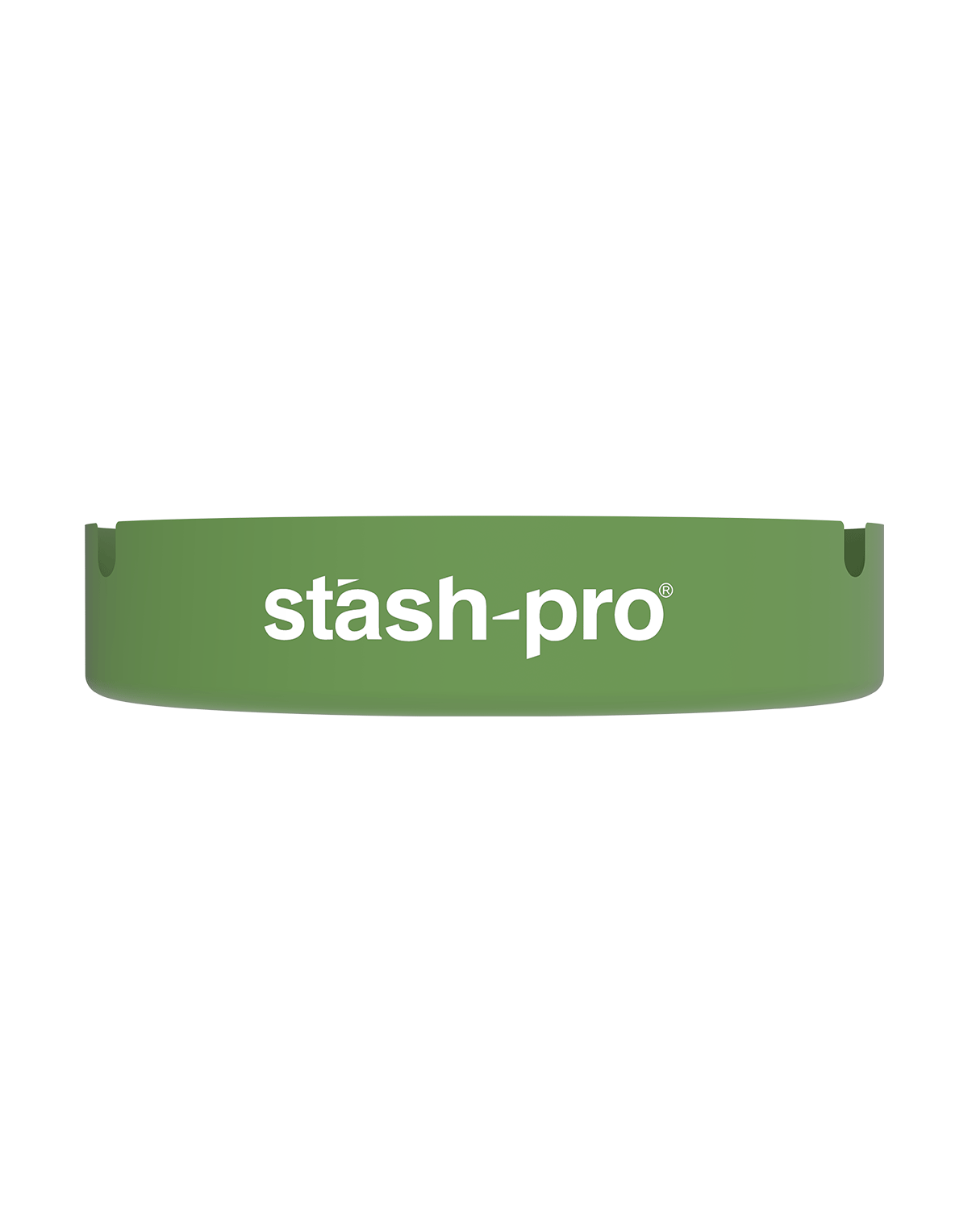 stash-pro metal ashtray Green color side view
