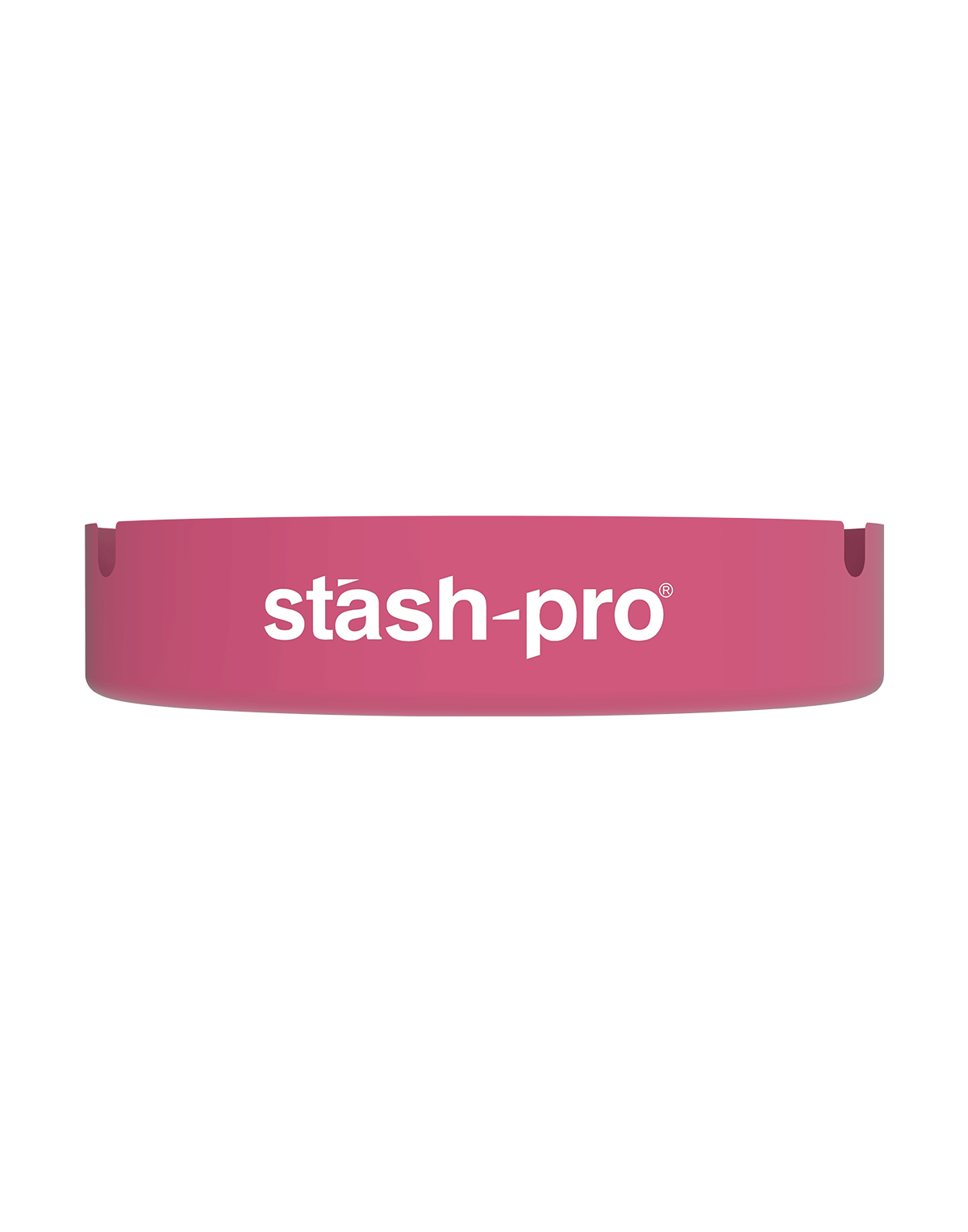 stash-pro metal ashtray Pink color side view