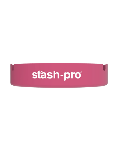 stash-pro metal ashtray Pink color side view