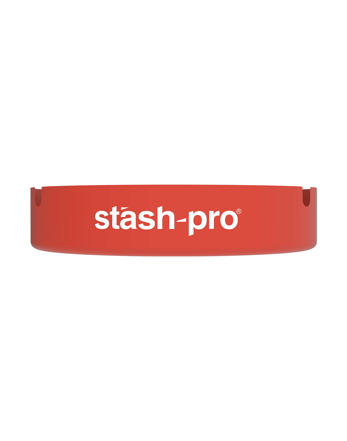 stash-pro metal ashtray Orange color side view