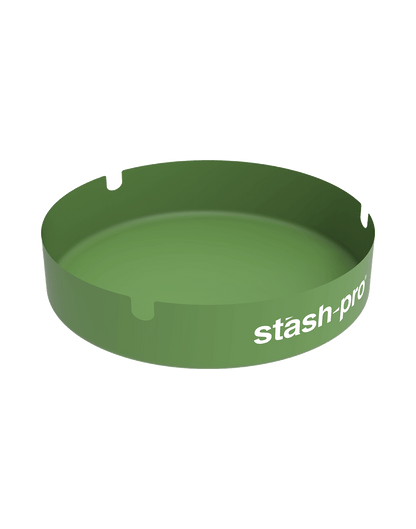 stash-pro metal ashtray Green color top view