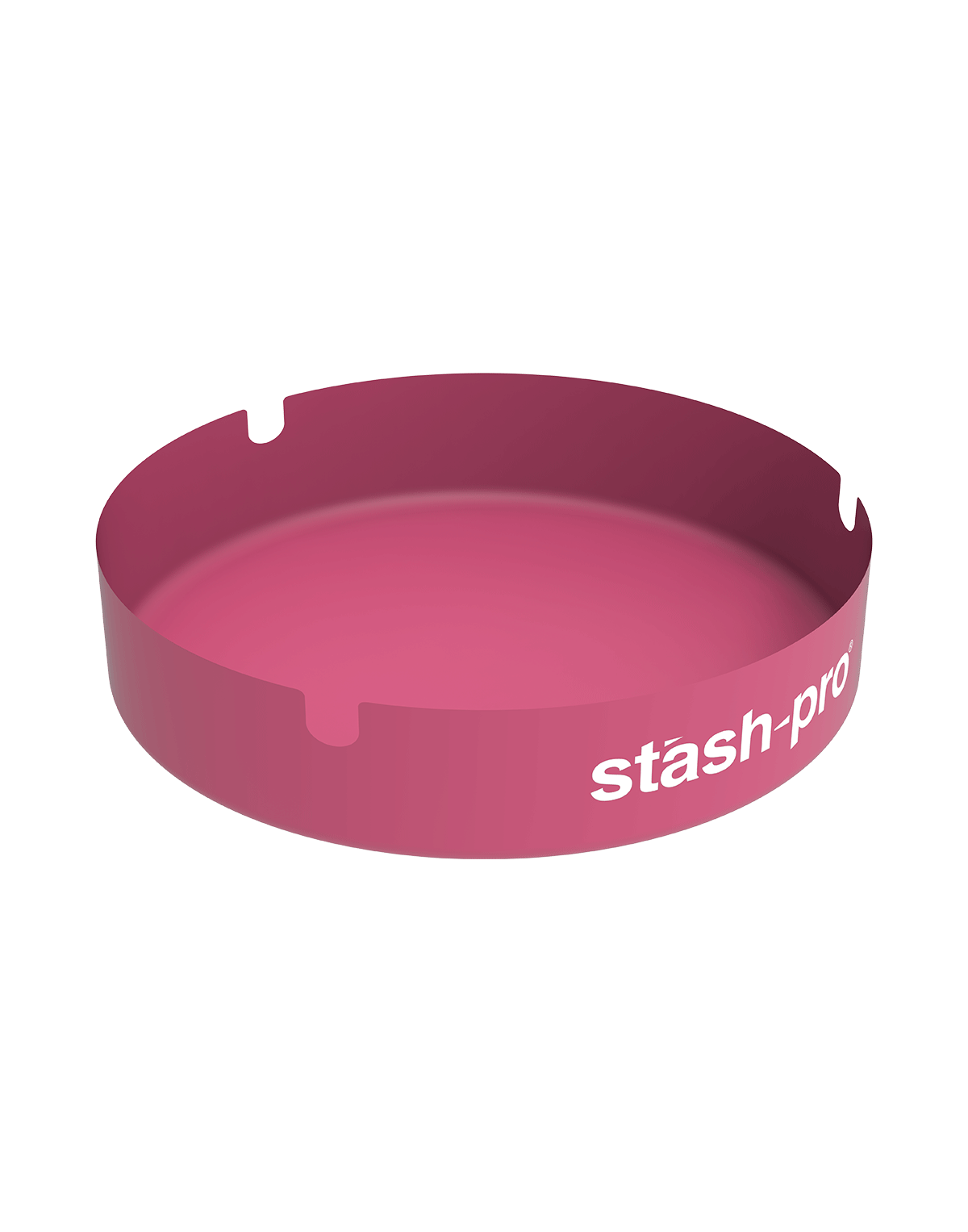 stash-pro metal ashtray Pink color top view