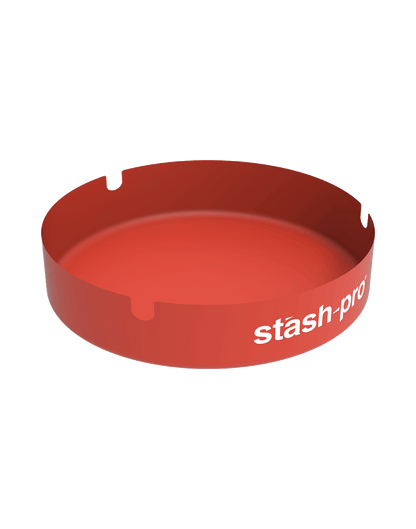 stash-pro metal ashtray Orange color top view
