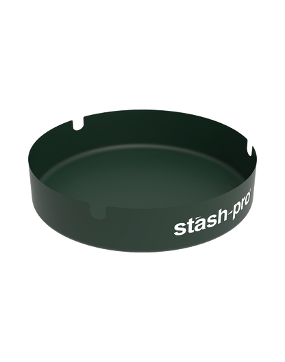 stash-pro metal ashtray Dark Green color top view