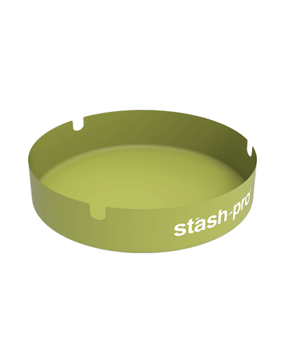 stash-pro metal ashtray Olivine color top view