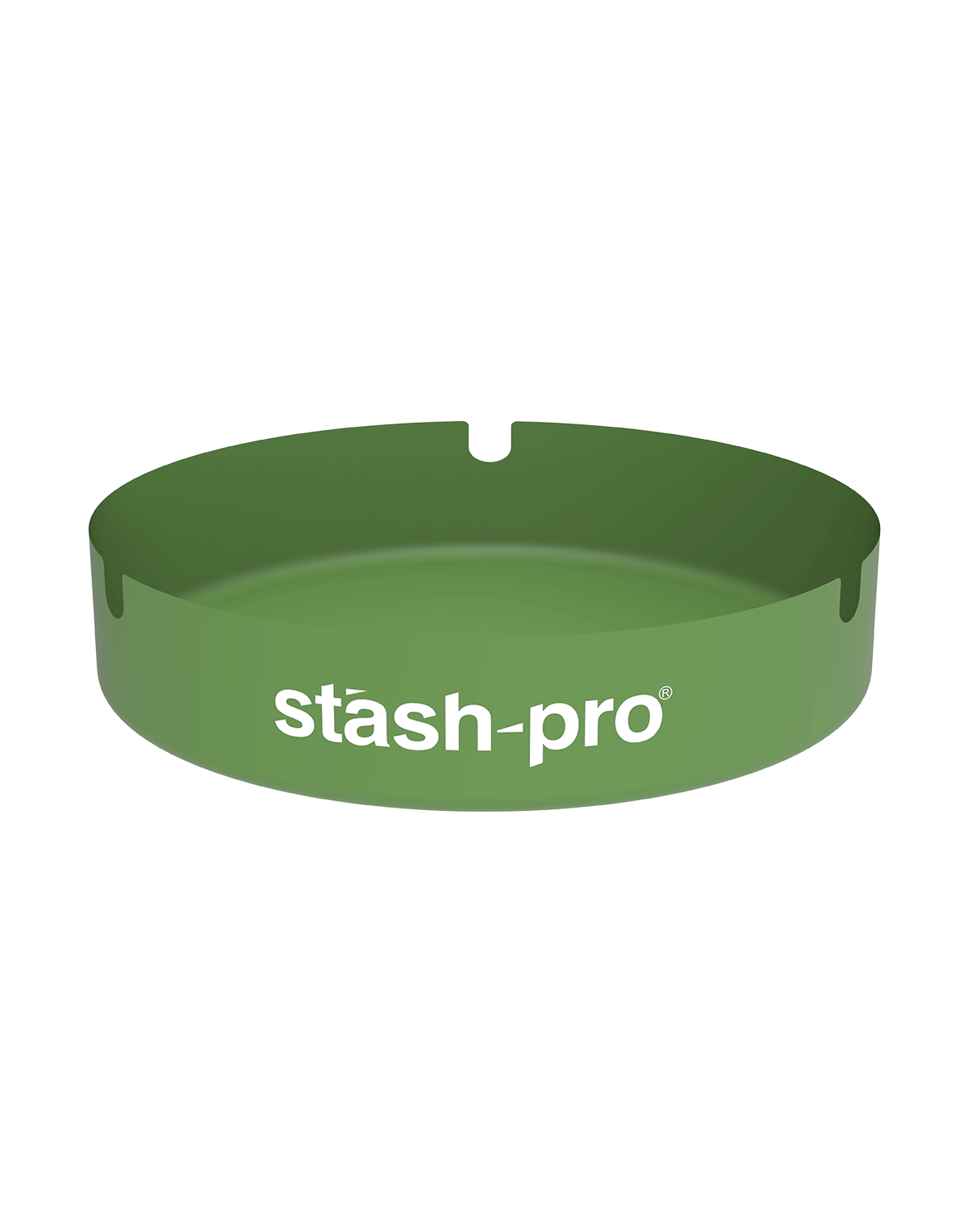 stash-pro metal ashtray Green color