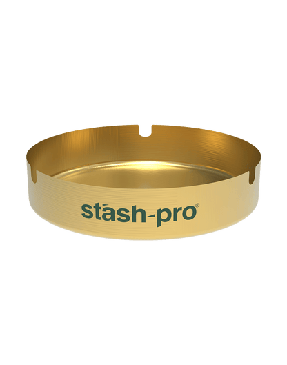 stash-pro metal ashtray Gold color