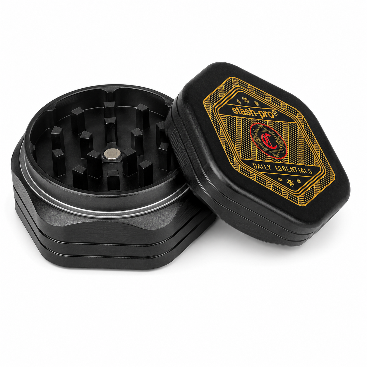 stash-pro Hexa Aluminium Grinder-60mm