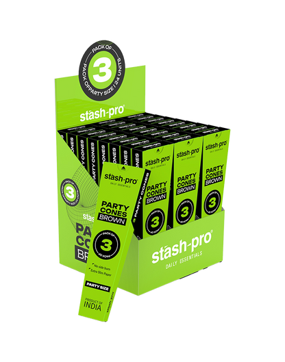 stash-pro Party Brown Pre-Rolled Cones | Stash Pro – House Party Edition