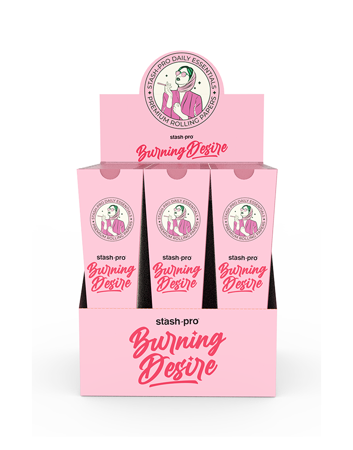 stash-pro Pre-Rolled Cones – Pink | Burning Desire Series | Stash Pro