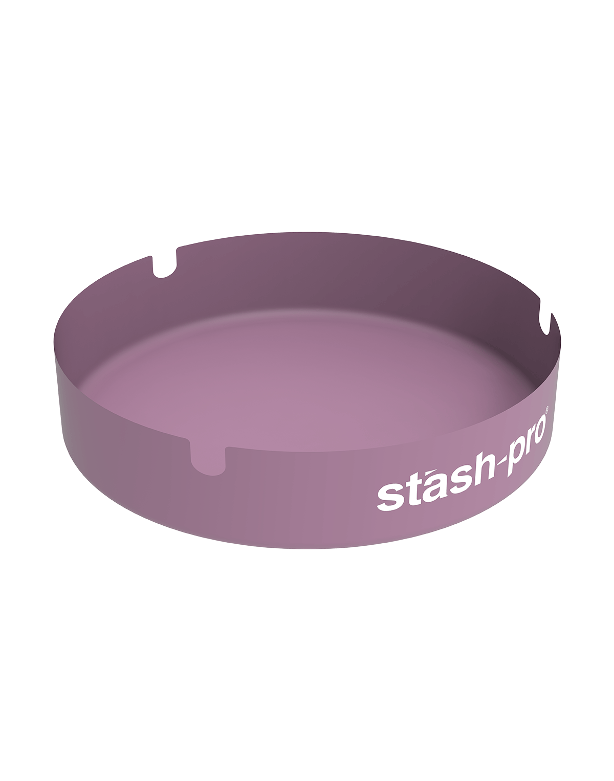 stash-pro metal ashtray Purple color top view