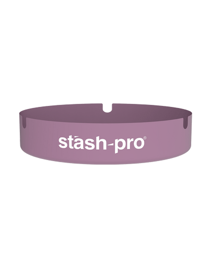 stash-pro metal ashtray Purple color angled view