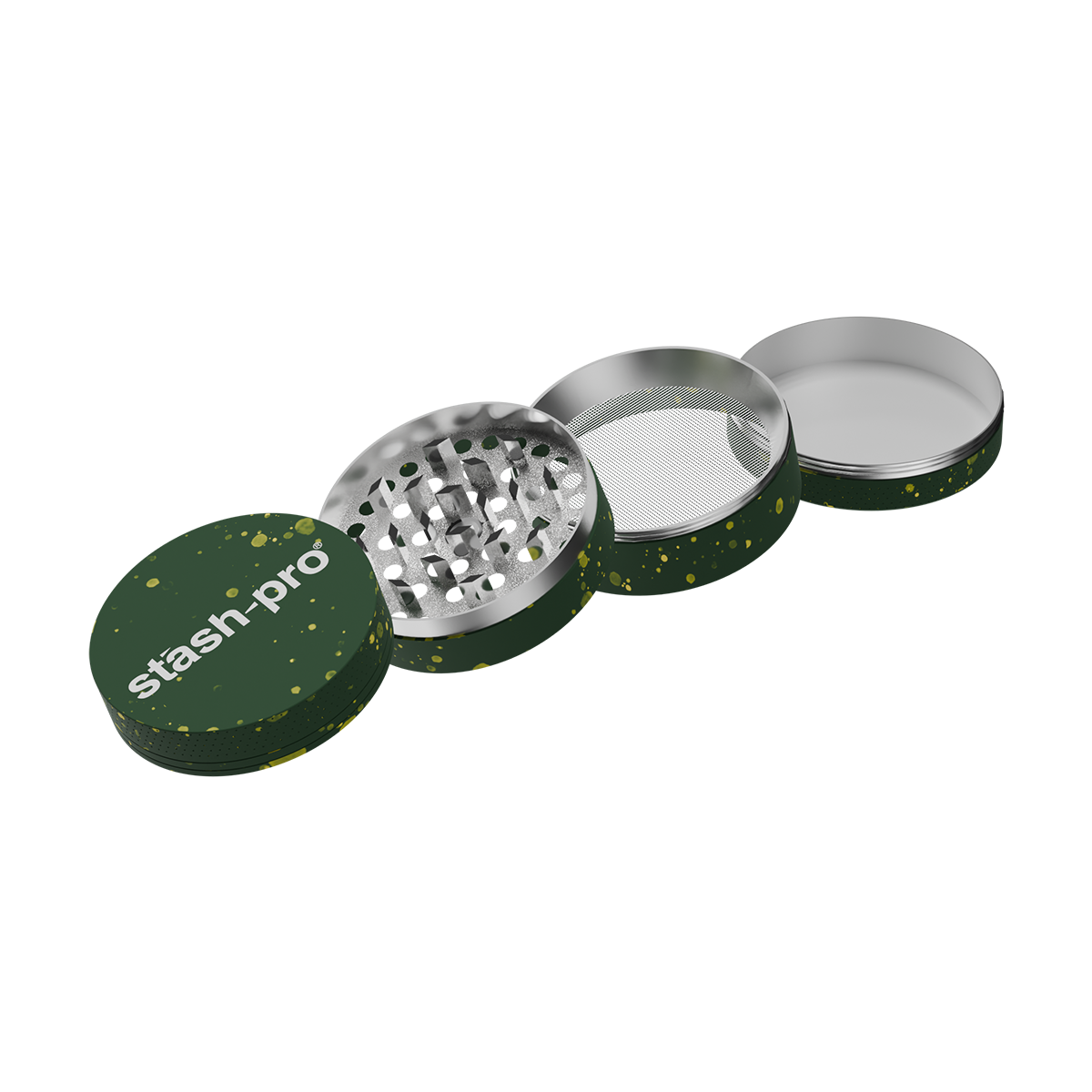 stash-pro Medium spill Grinder - Green