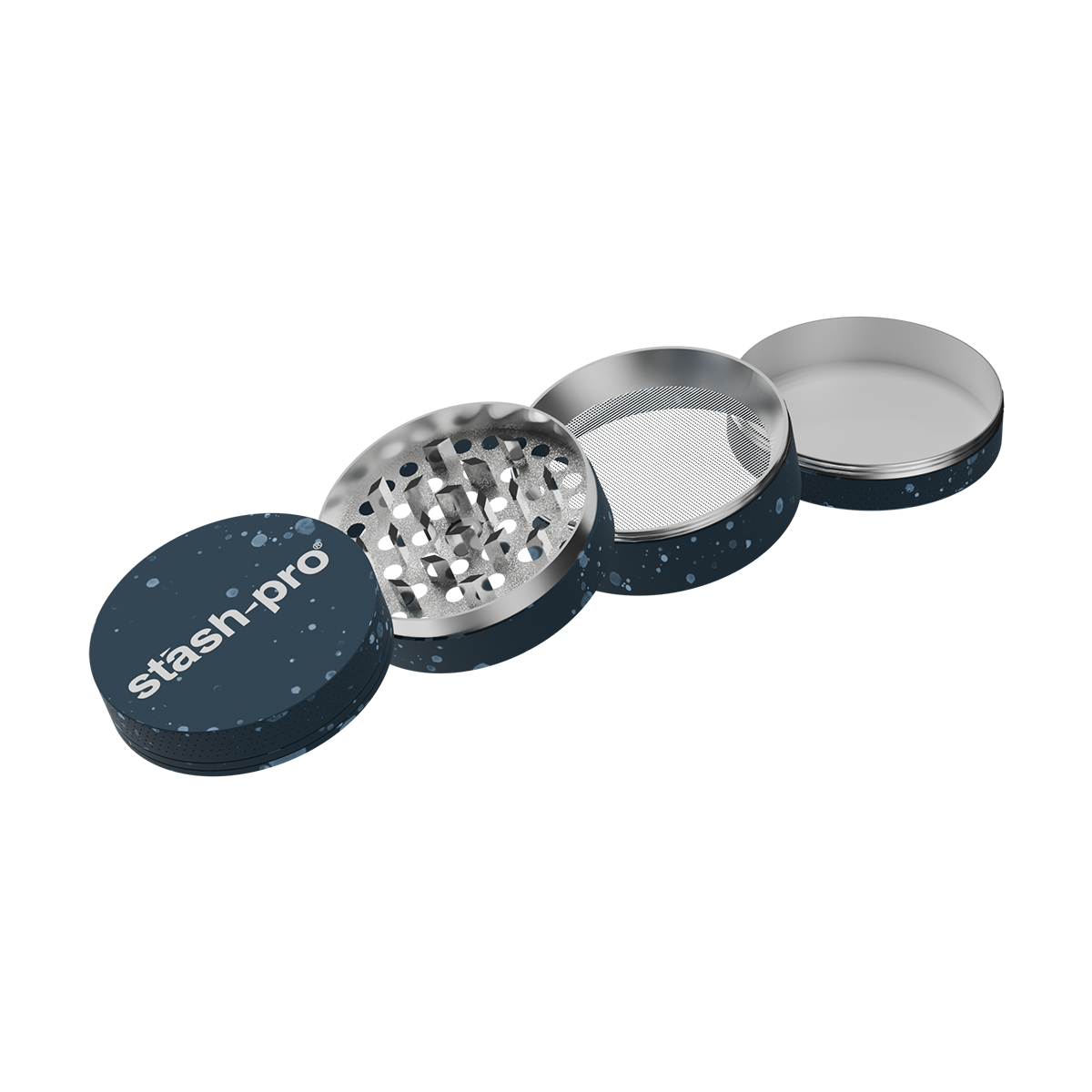stash-pro Medium spill Grinder - Blue