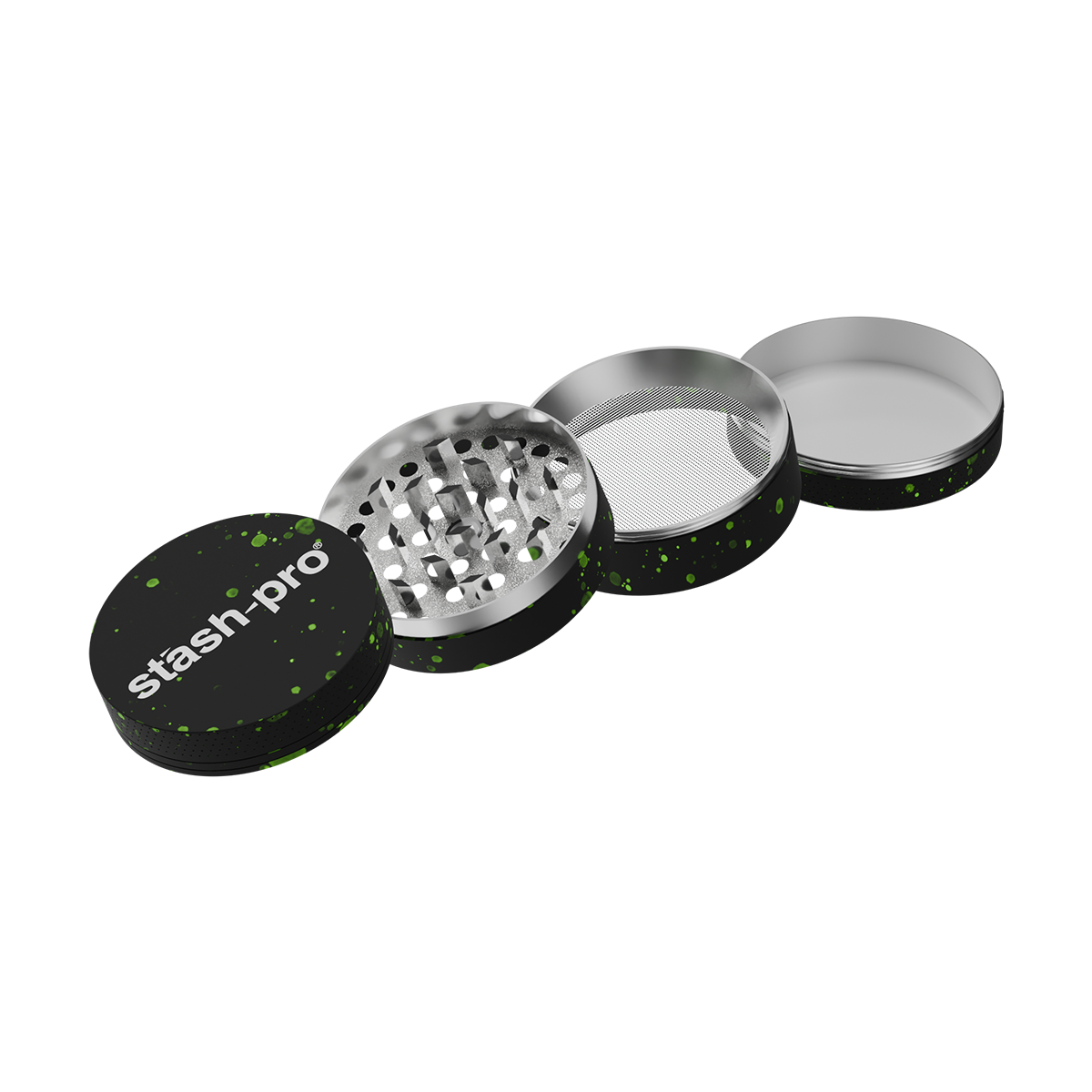 stash-pro Medium Spotty Grinder - Black