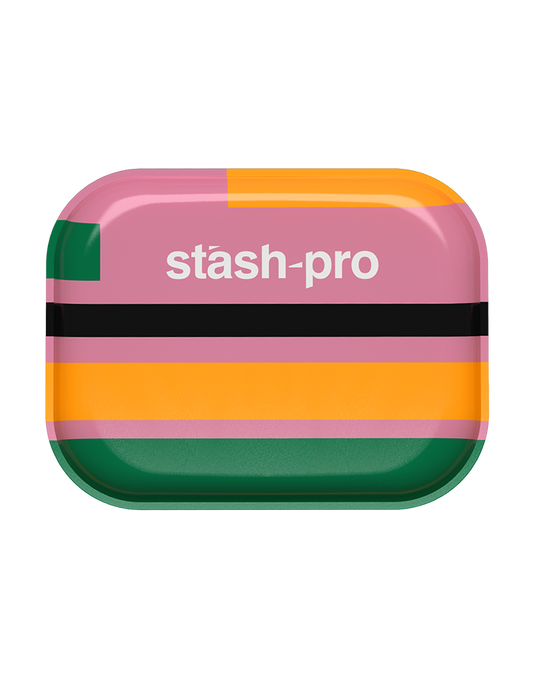 stash-pro Small Rolling Tray - Pink-Black