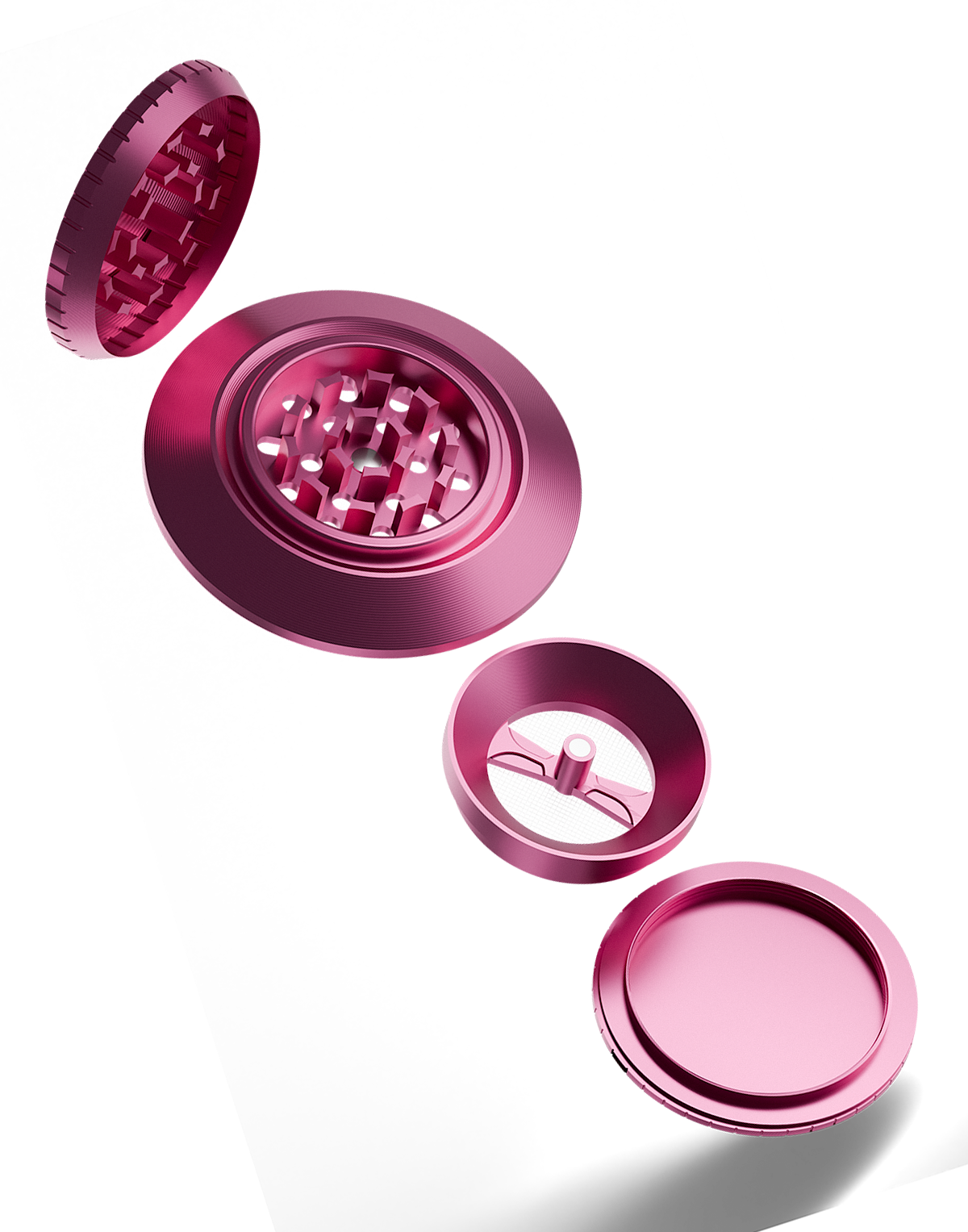 stash-pro UFO Herb Grinder - Pink